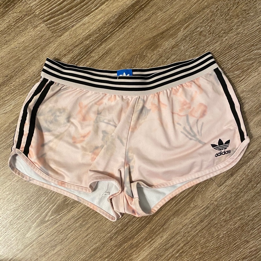 Adidas original floral shorts size small